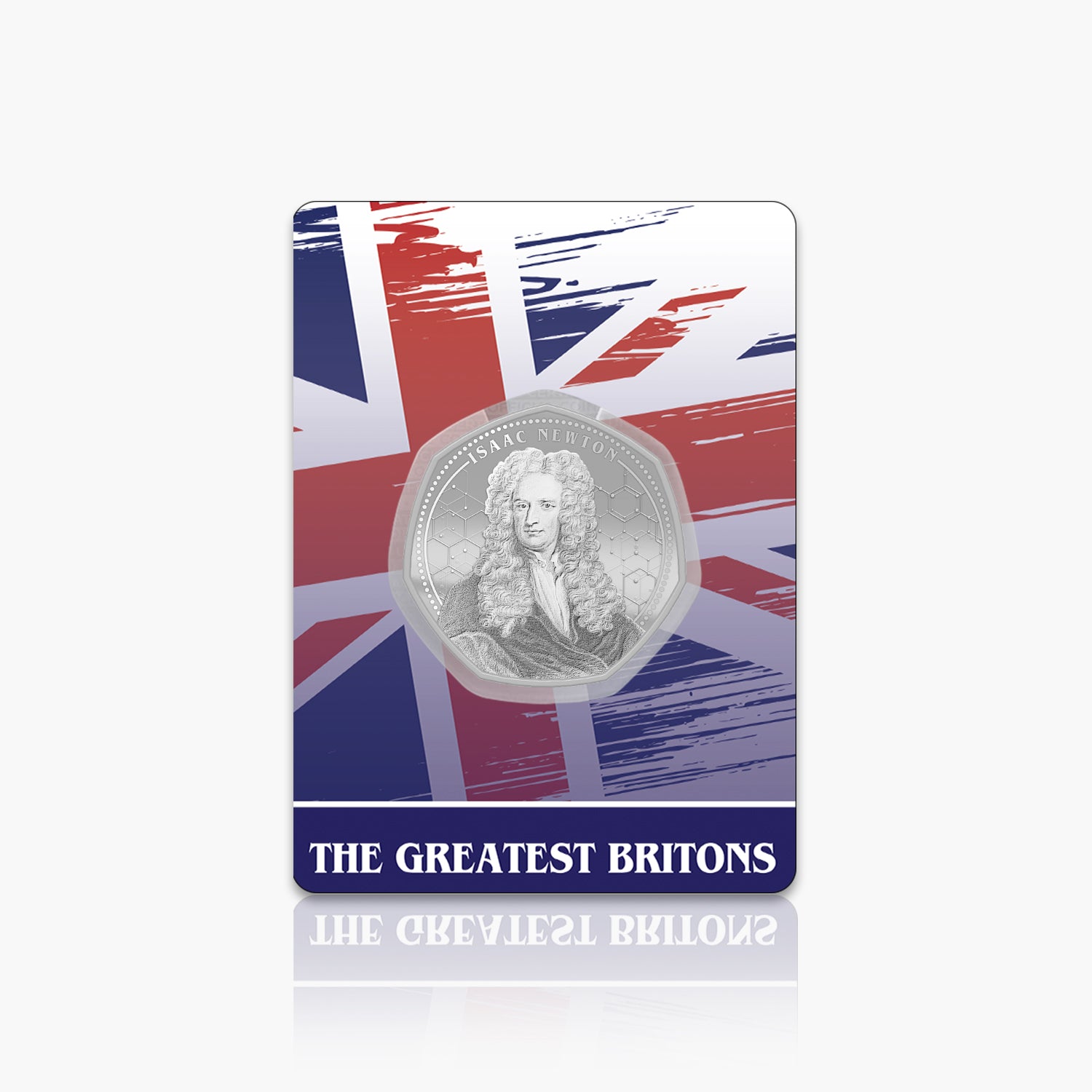 Greatest Britons Isaac Newton Silver Plated BU Commemorative