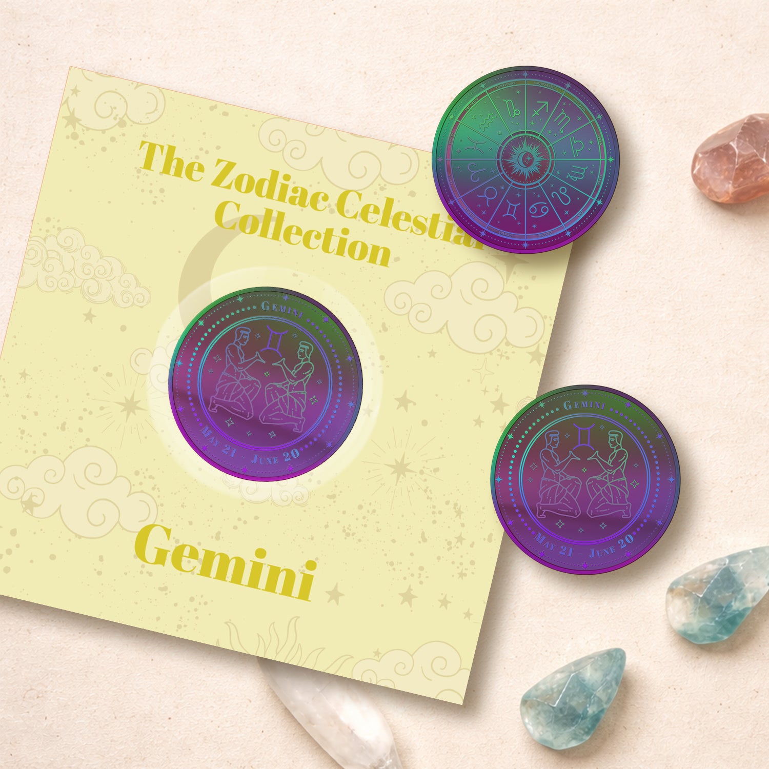 The Zodiac Collection 2026 Gemini 50mm Commemorative