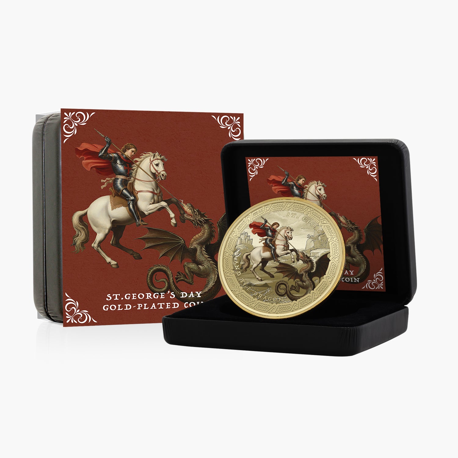St George's Day 2026 Super Size Gold Luxe Edition Coin