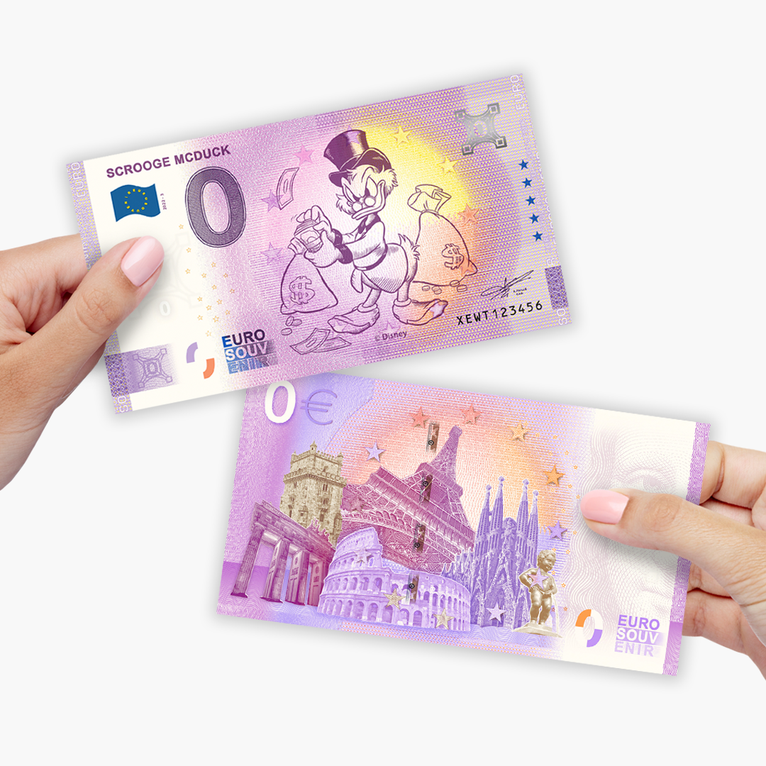 Le billet de 0 euros du 100e anniversaire de Disney Scrooge McDuck