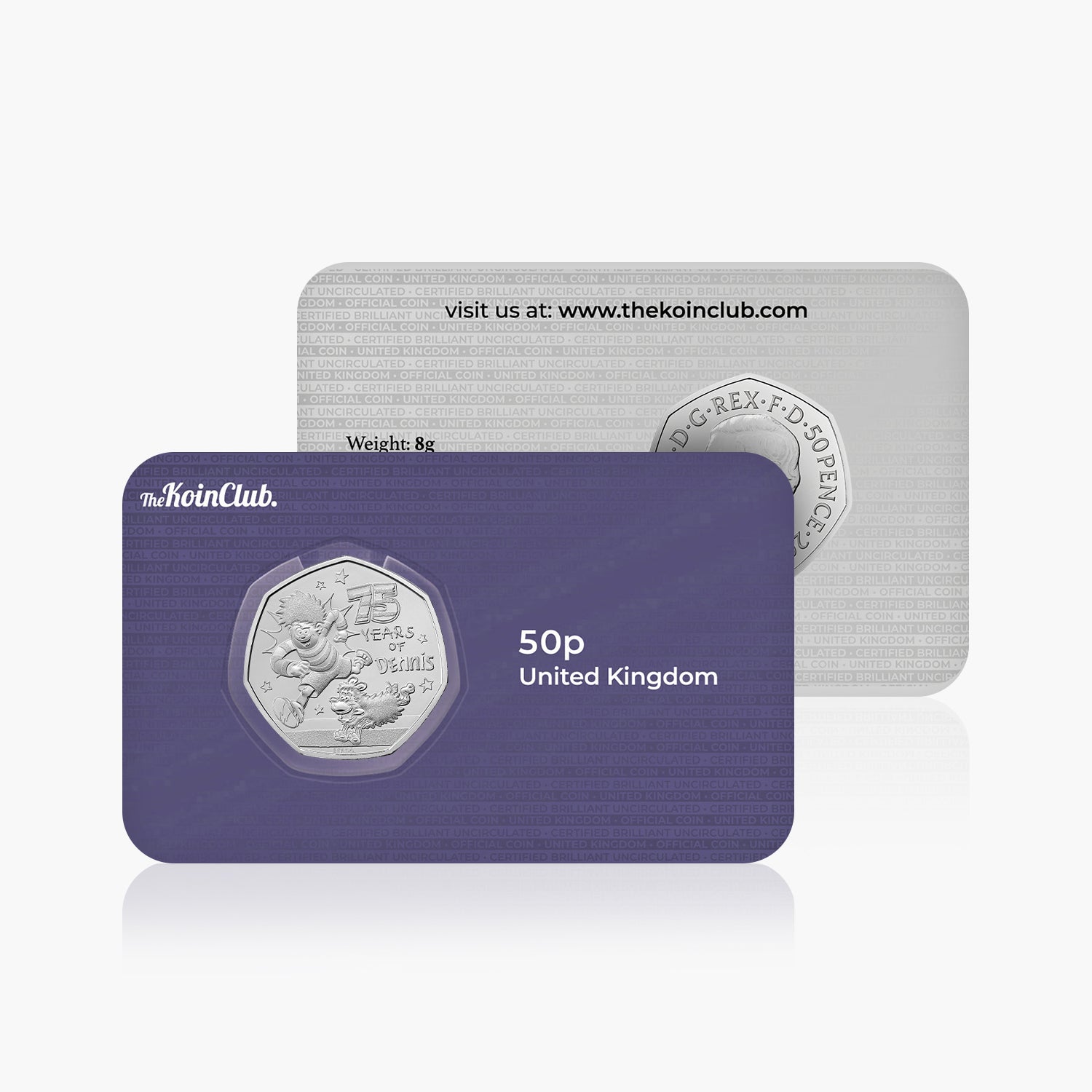 75 years of Dennis the Menace 2026 UK 50p BU Coin