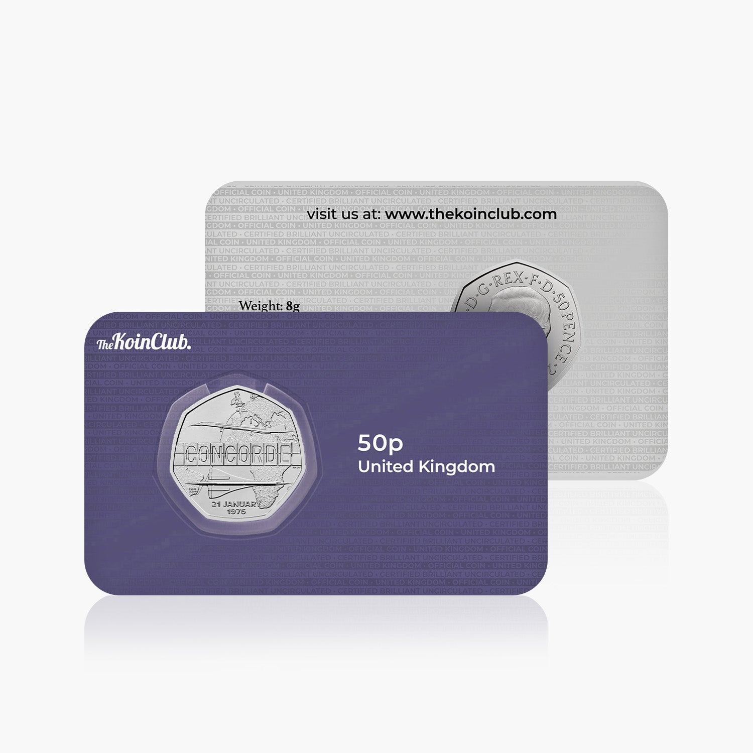 Celebrating Concorde 2026 UK 50p BU Coin