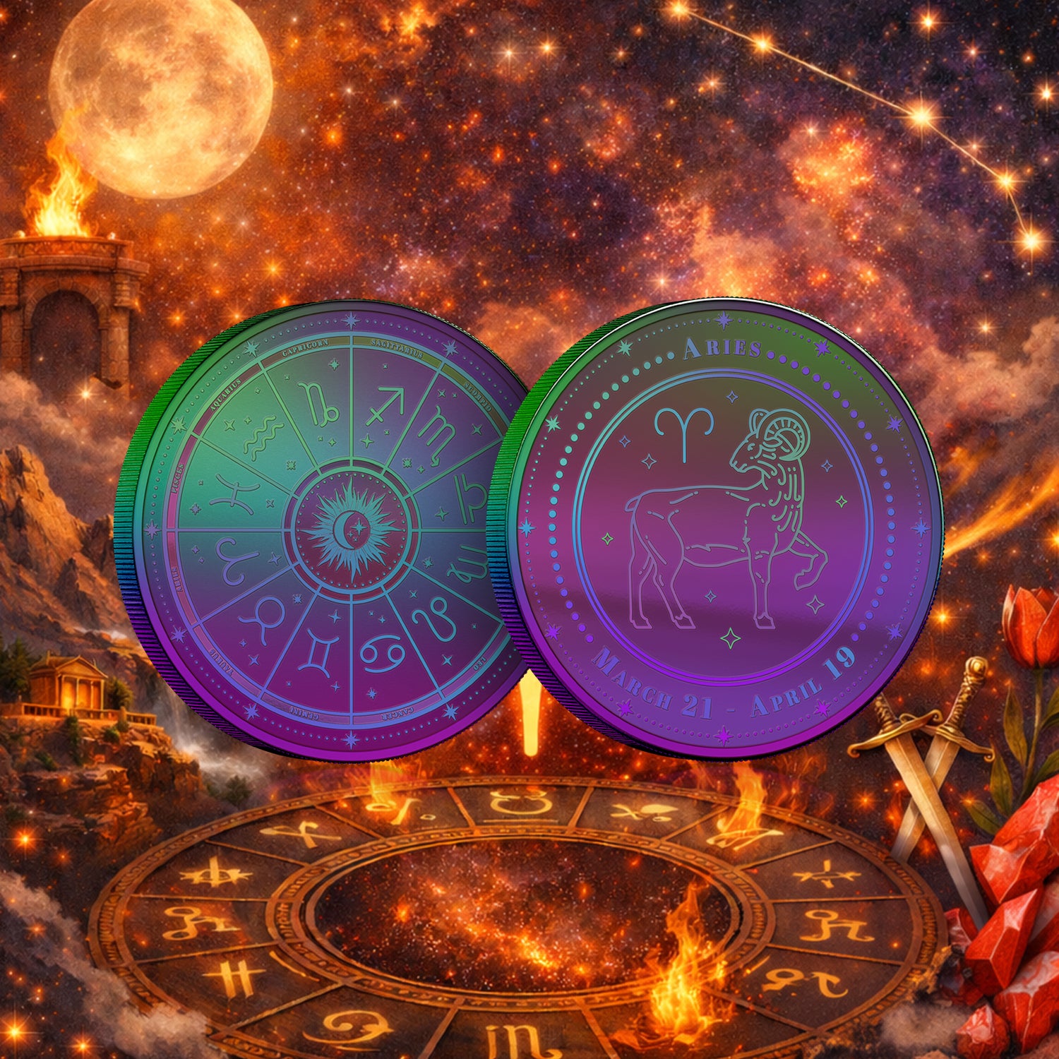 The Zodiac Collection 2026 Aries 50mm Commemorative