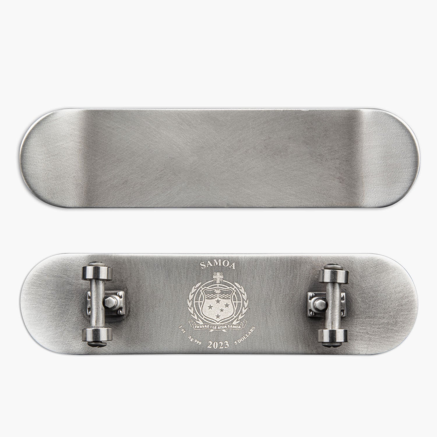 3D Skateboard 2023 1oz solid Silver Coin