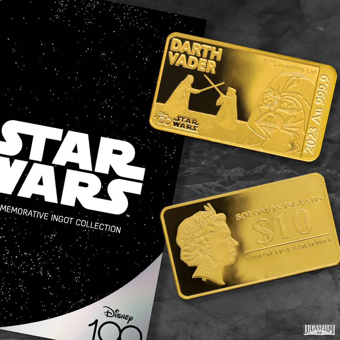 The Official 2023 Star Wars Gold Coin Collection