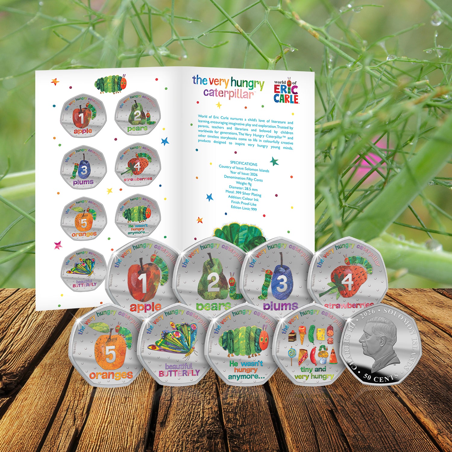 The Very Hungry Caterpillar™ 2026 .999 Silver Plated Coin Pack