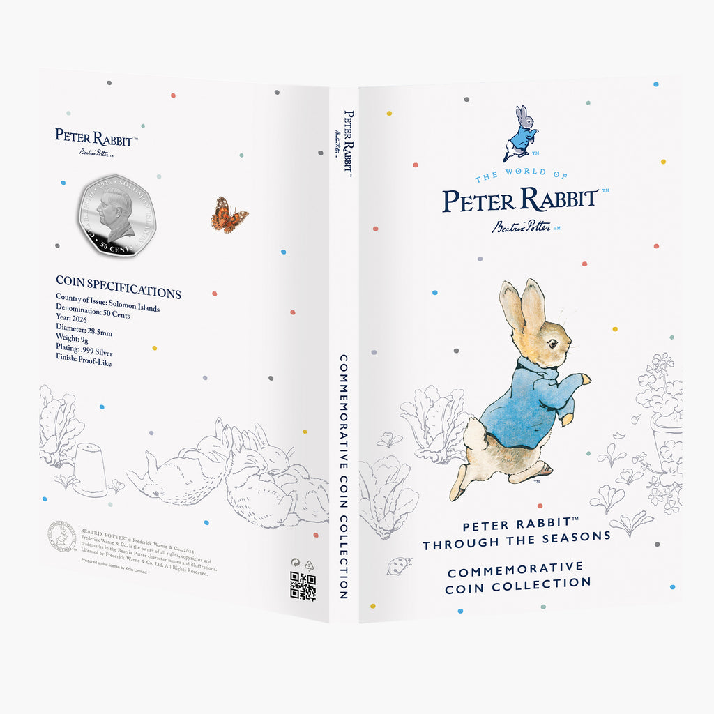 Peter Rabbit 2026 Peter Rabbit Through The Seasons 2026 Coin Collection | Monthly ...