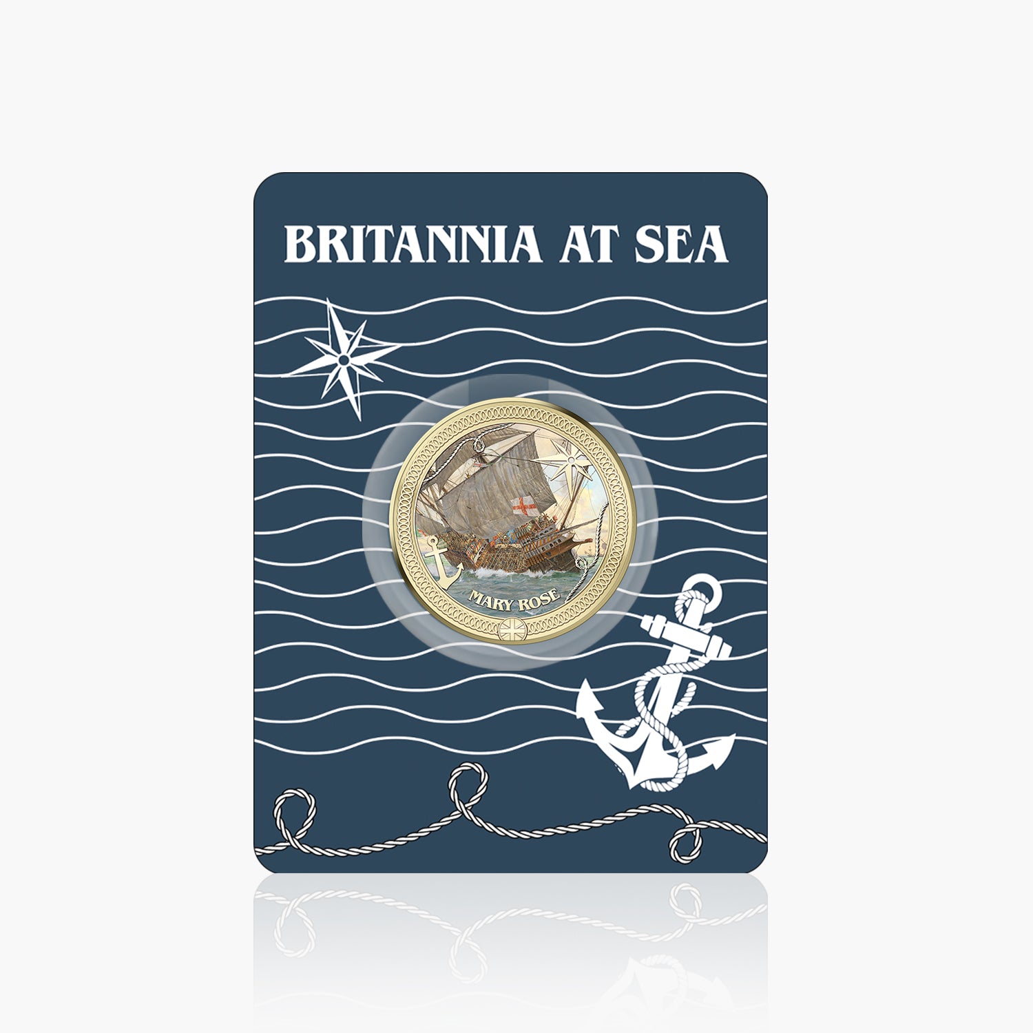 Britannia at Sea Mary Rose Gold Plated BU Commemorative
