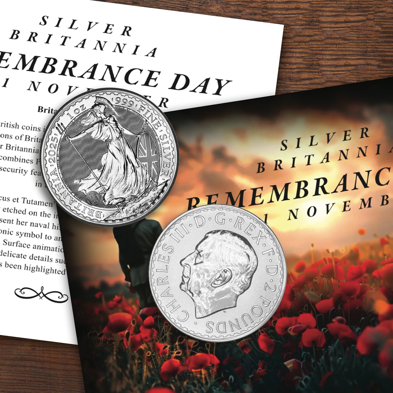 Remembrance Day 2025 Solid Silver Britannia Edition