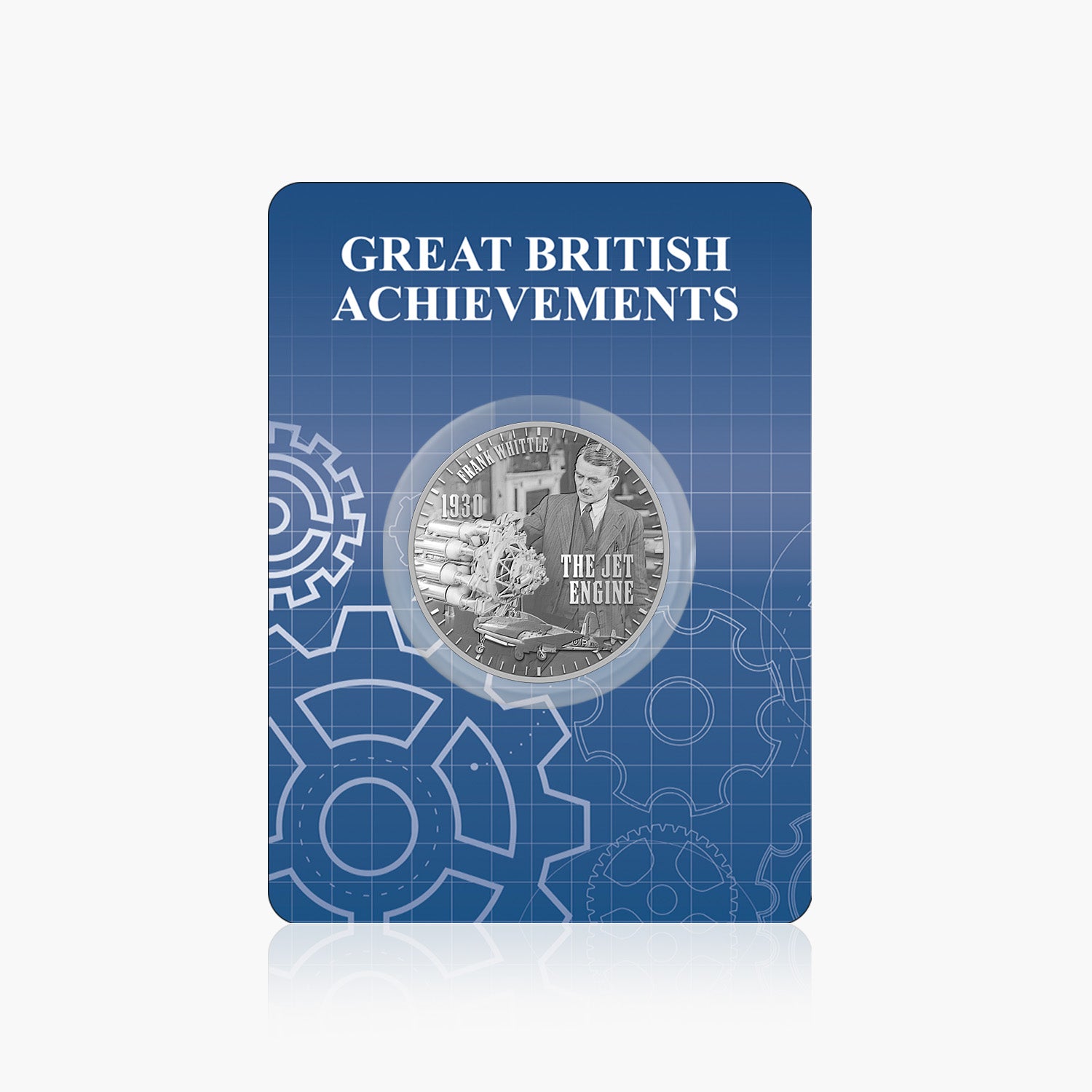 Great British Achievements Jet Engine Silver Plated BU Commemorative