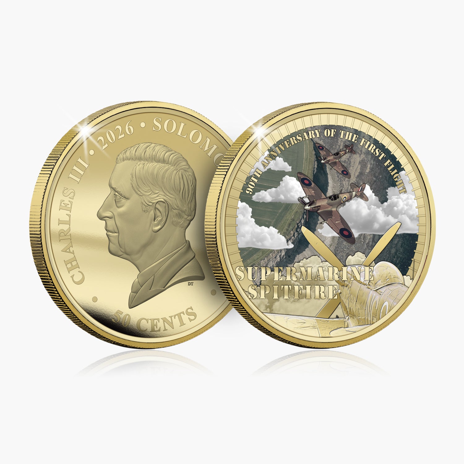 Supermarine Spitfire 2026 Super Size Gold Luxe Edition Coin