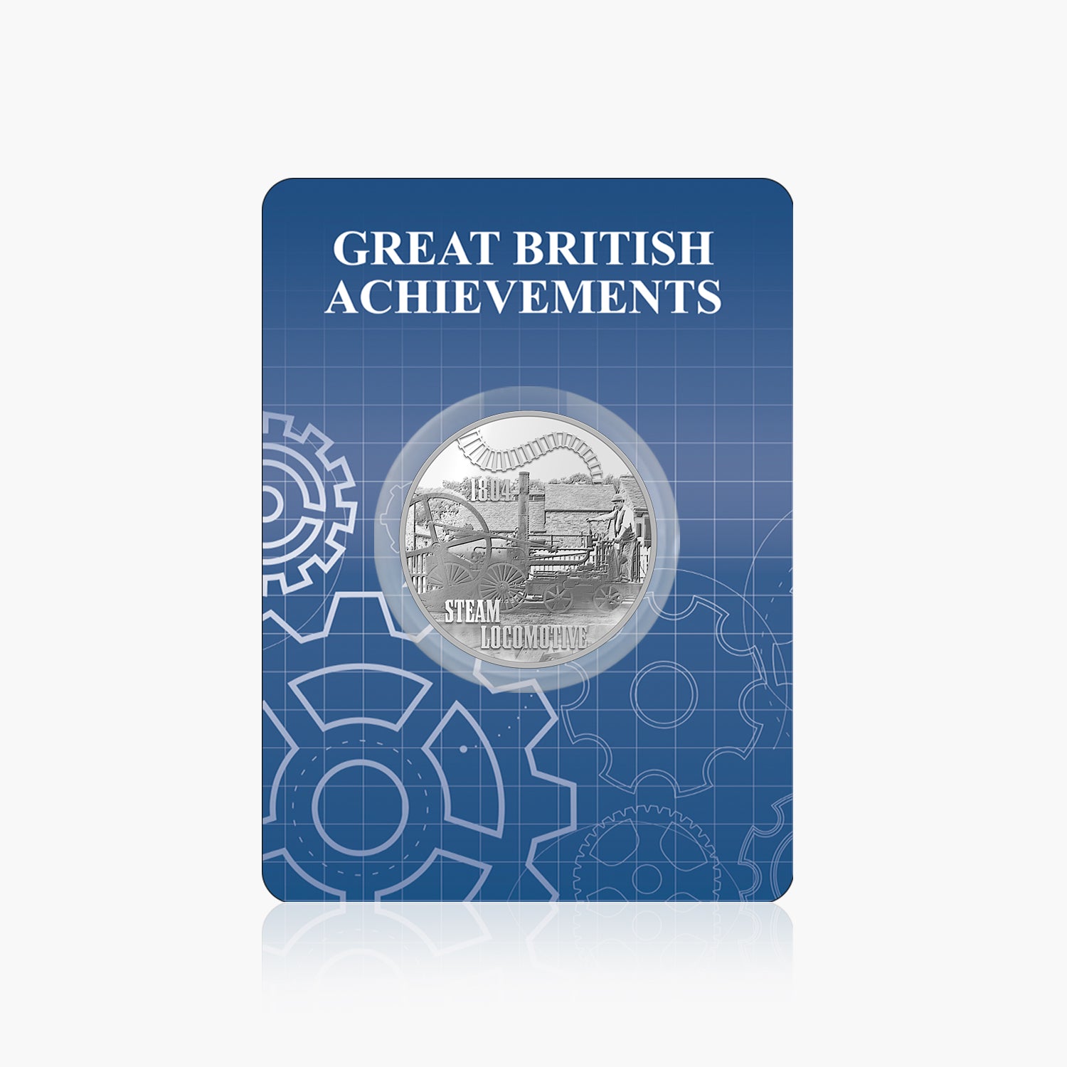 Great British Achievements Steam Locomotive Silver Plated BU Commemorative