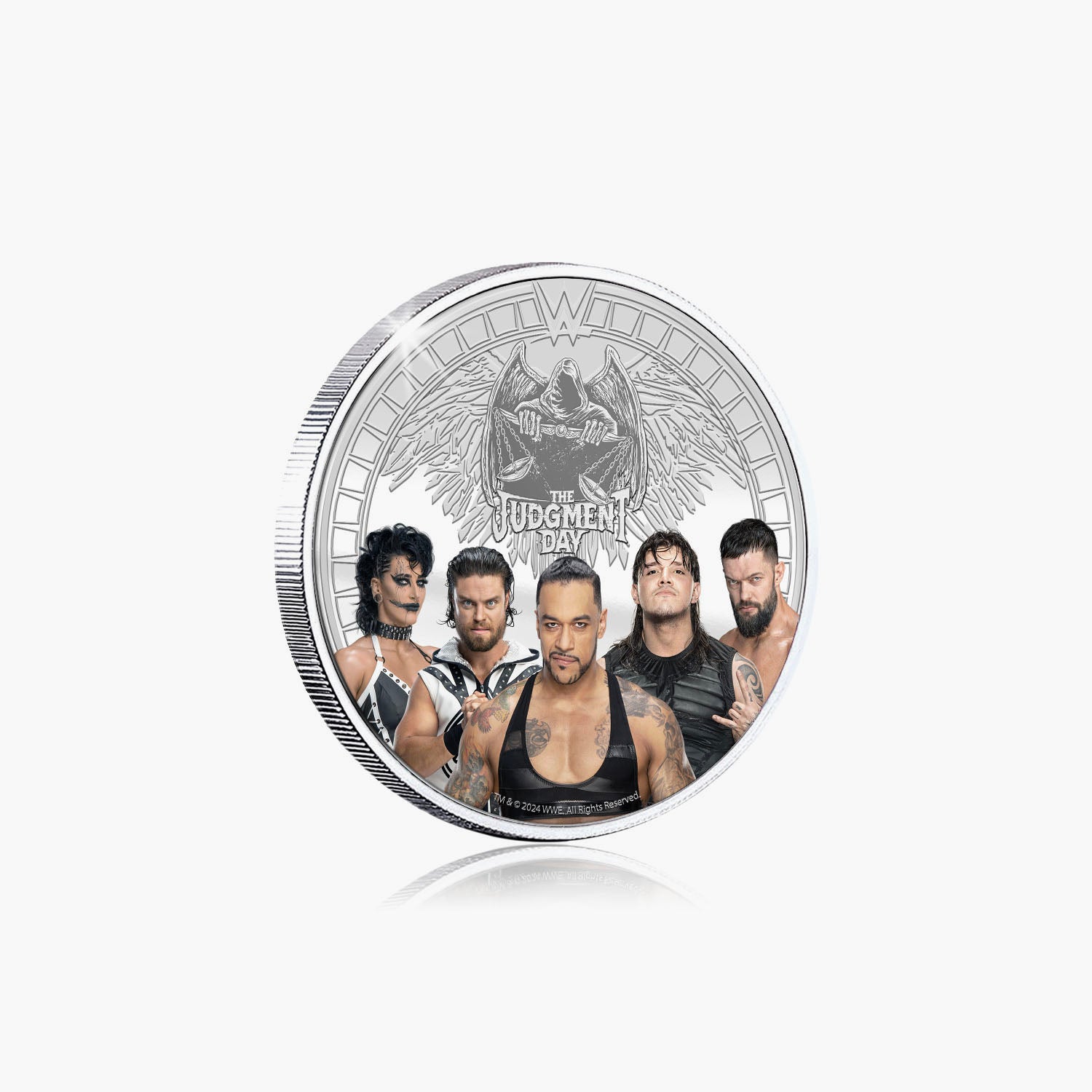 Collection commémorative WWE – Judgment Day – Commémorative plaquée argent 32 mm