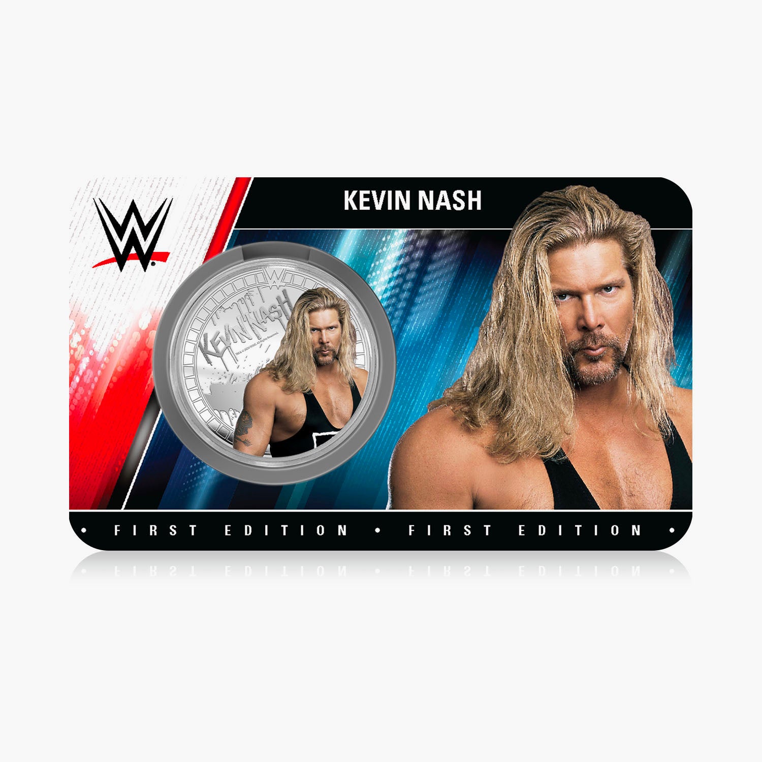 WWE Commemorative Collection - Kevin Nash - 32mm Silver Plated Commemorative