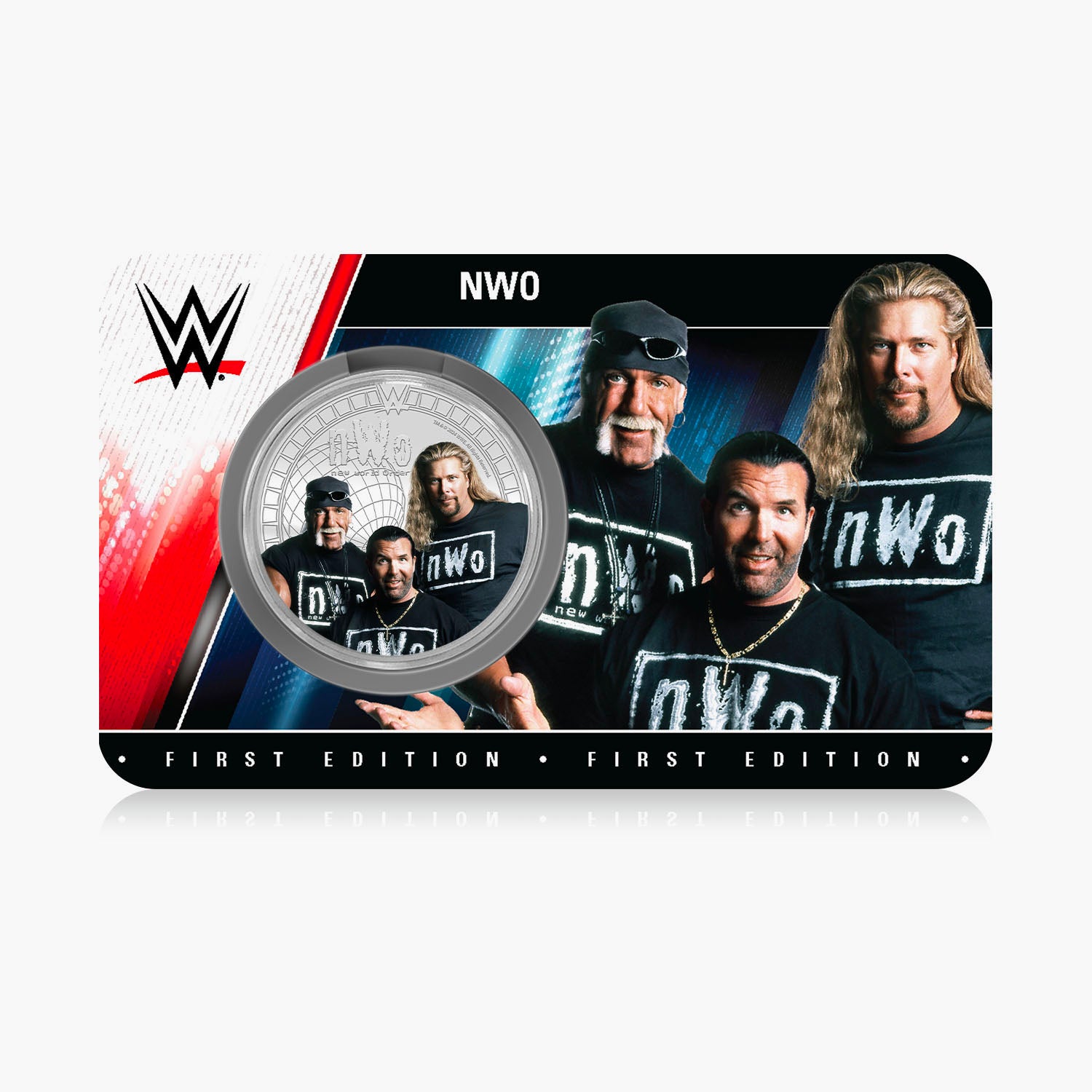 Collection commémorative WWE - NWO - Commémorative plaquée argent 32 mm