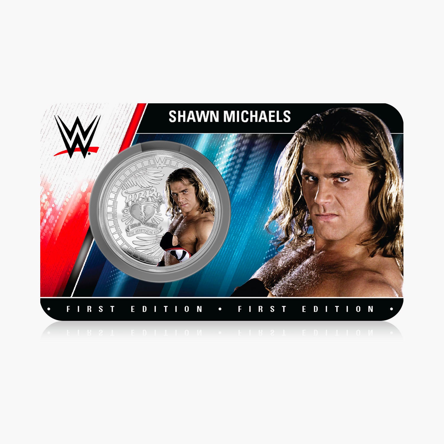WWE Commemorative Collection - Shawn Michaels - 32mm Silver Plated Commemorative