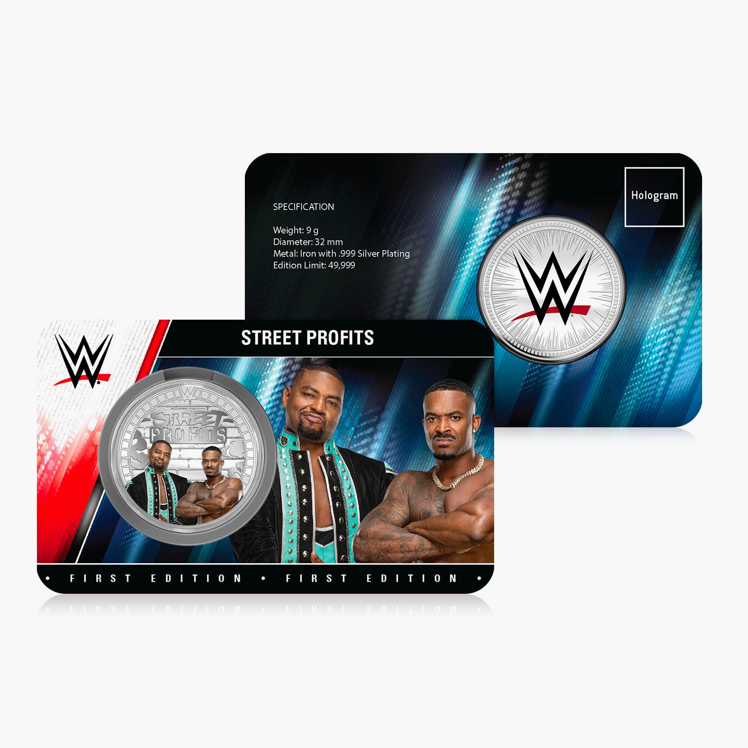 WWE Commemorative Collection - Street Profits - 32mm Silver Plated Commemorative