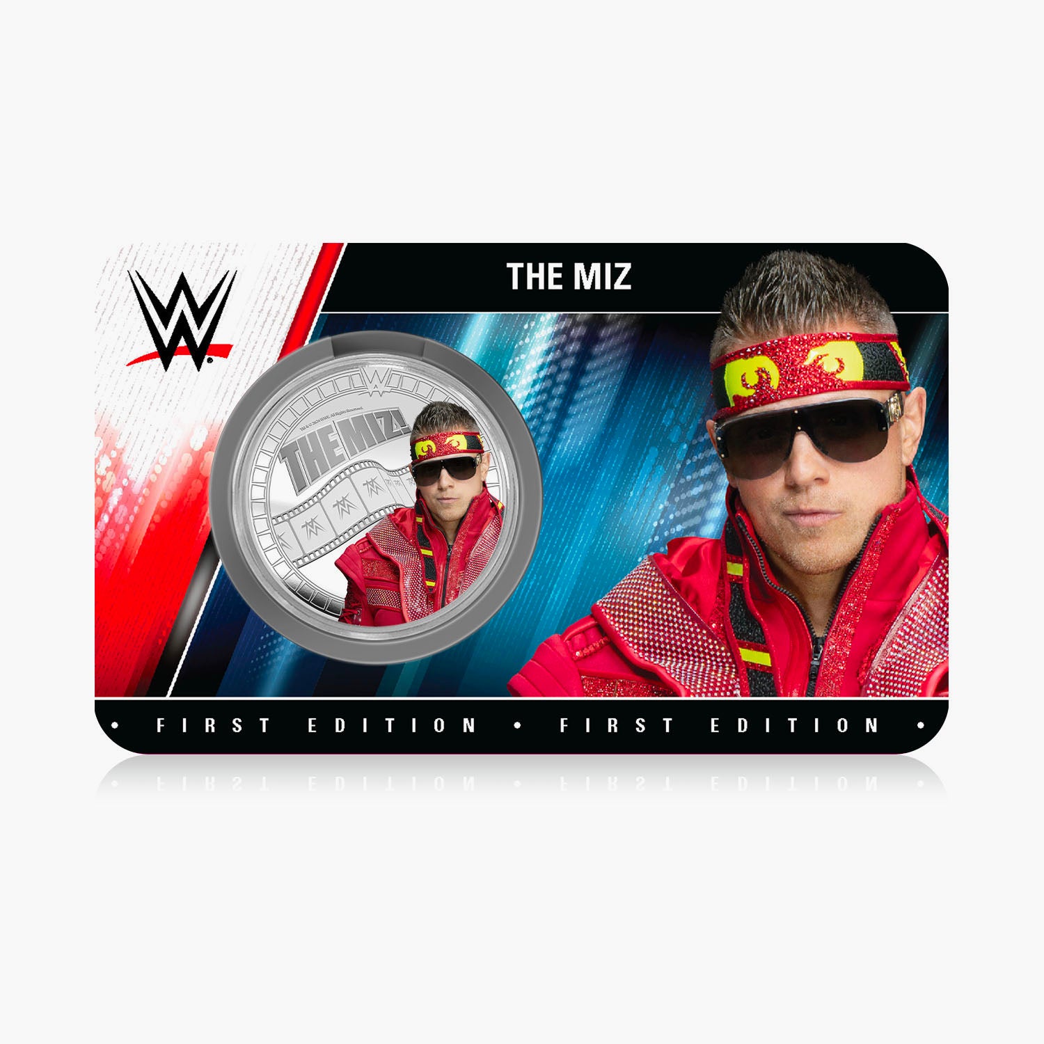 Collection commémorative WWE - The Miz - Commémorative plaquée argent 32 mm