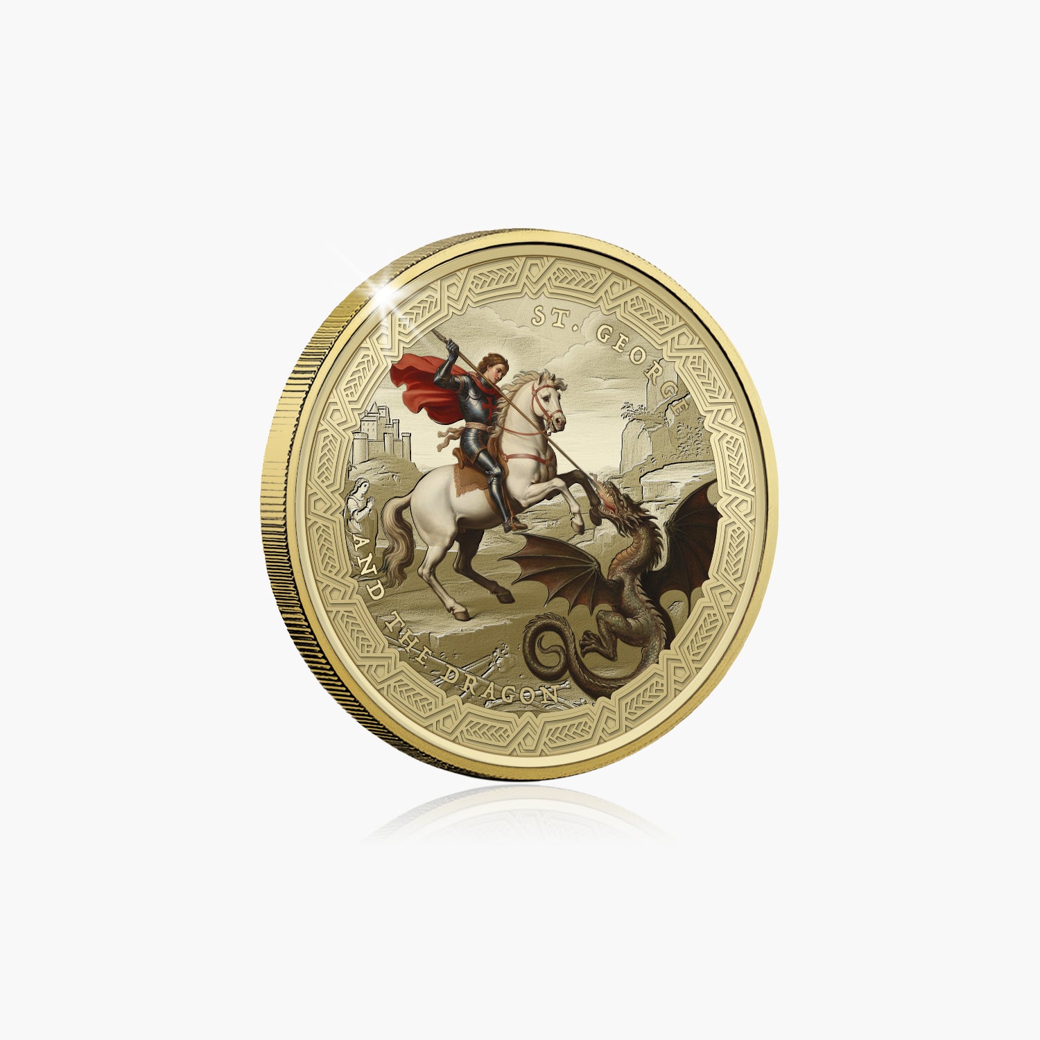 St George's Day 2026 Super Size Gold Luxe Edition Coin
