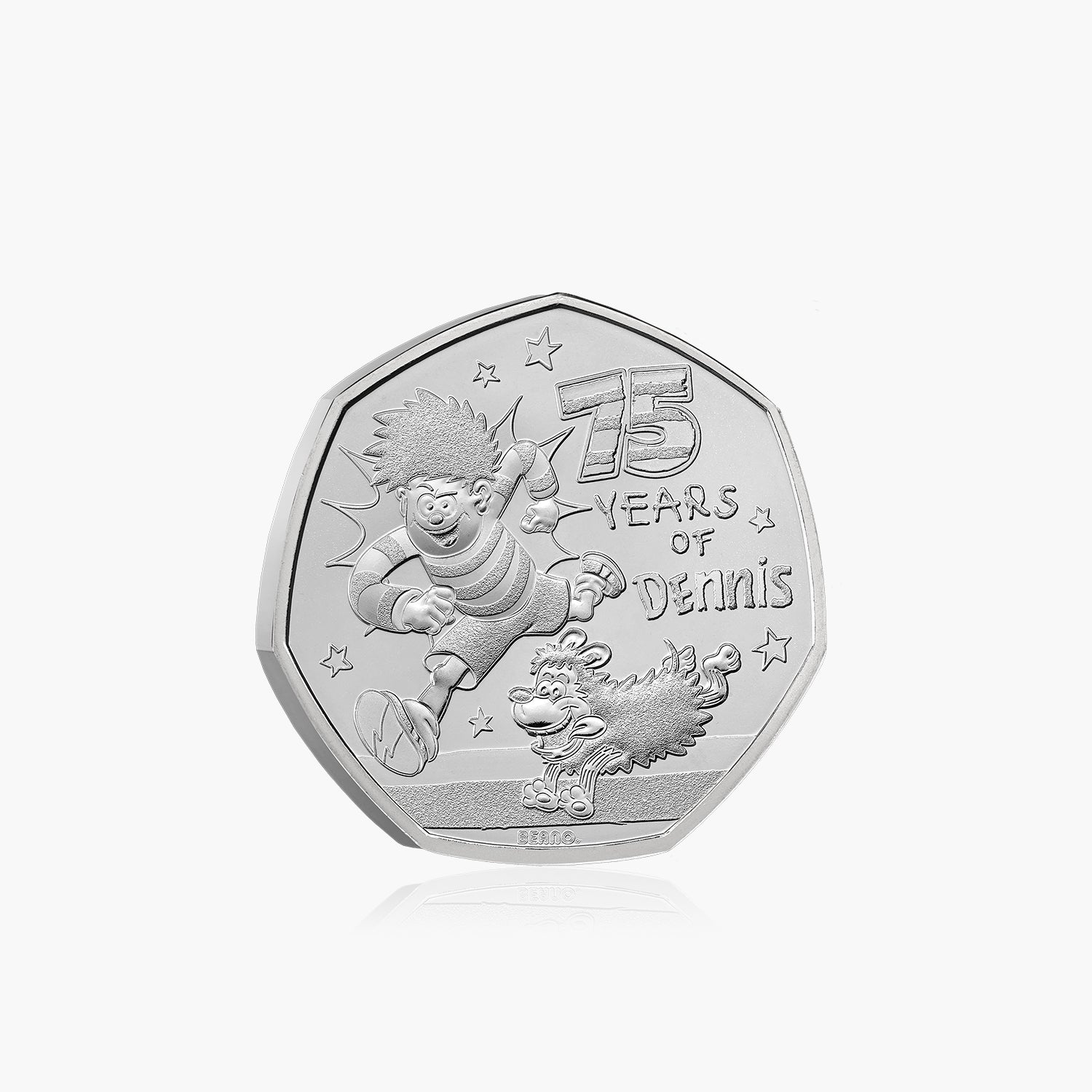 75 years of Dennis the Menace 2026 UK 50p BU Coin