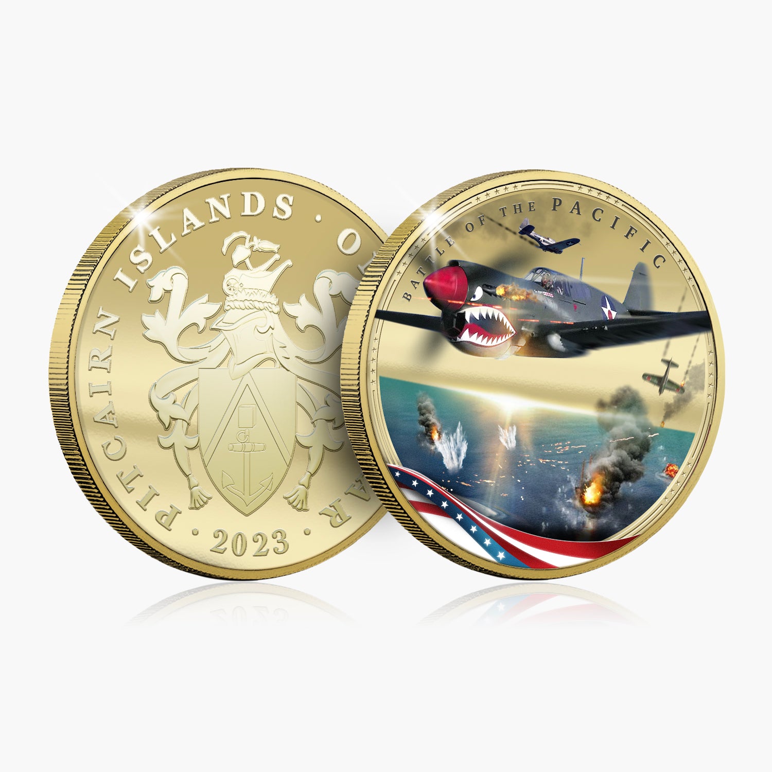 American Patriot Series - US Battles in WWII 2023 One Dollar Coin