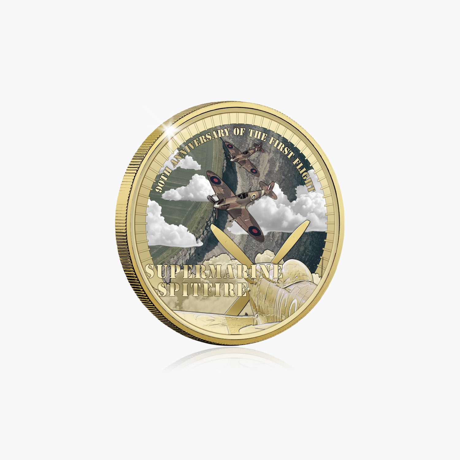 Supermarine Spitfire 2026 Super Size Gold Luxe Edition Coin