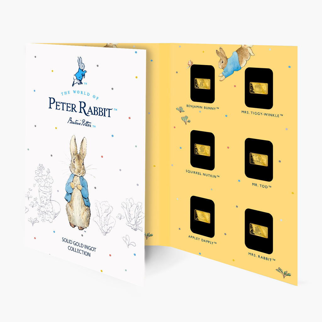 Peter Rabbit 2026 Beatrix Potter's Peter Rabbit 2026 Gold Bar Collection | The Koin Club
