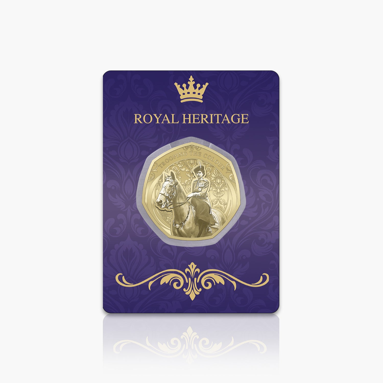 Royal Heritage Trooping the Colour Gold Plated BU Commemorative