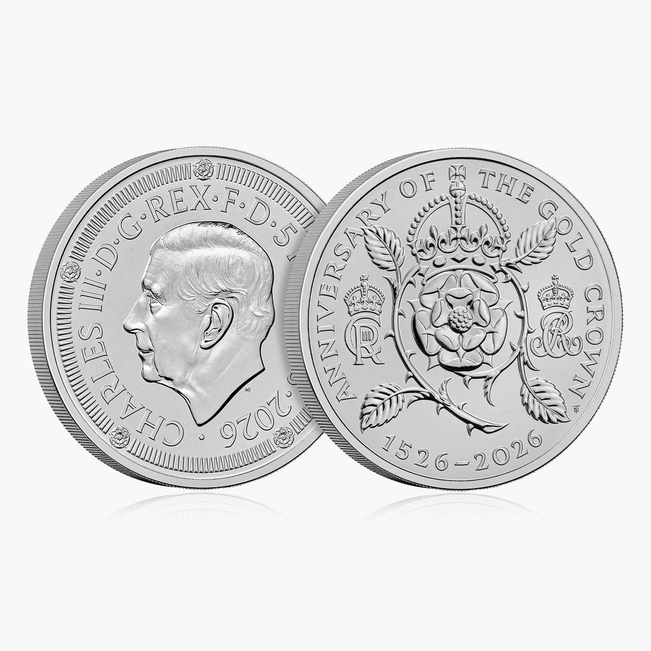 500 Years of the Crown 2026 £5 BU Coin