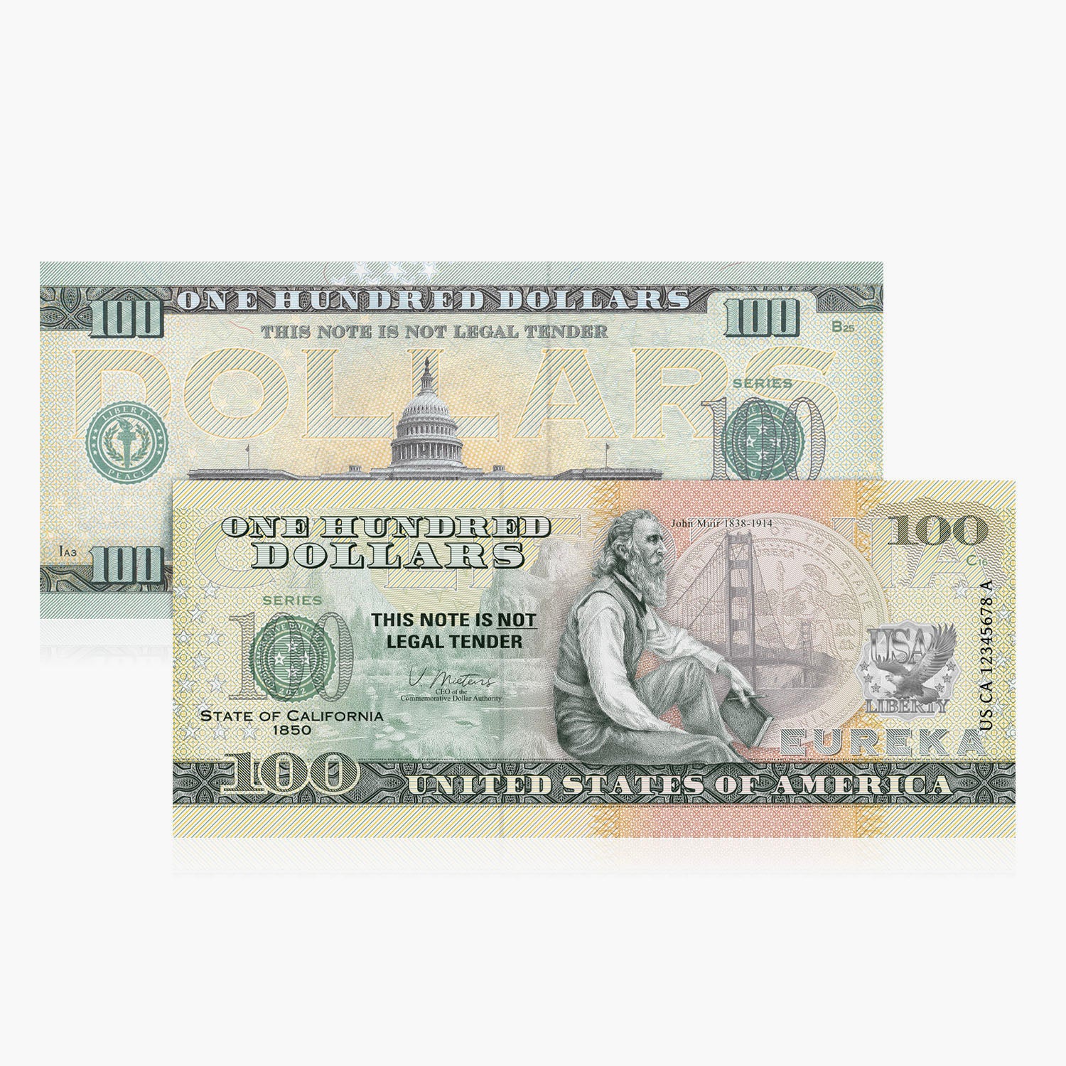 100 Souvenir Dollar – California