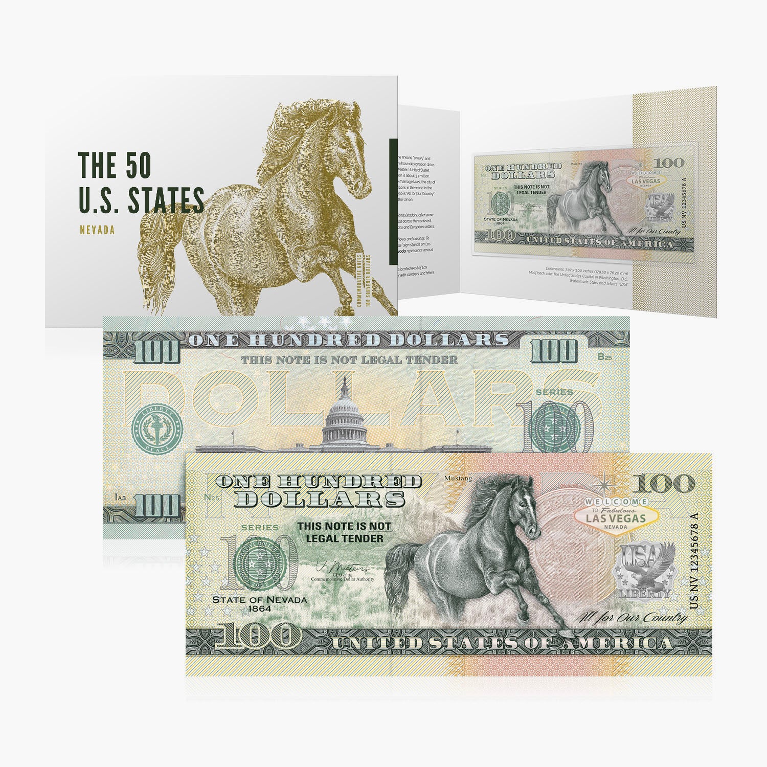 100 Souvenir Dollar – Nevada