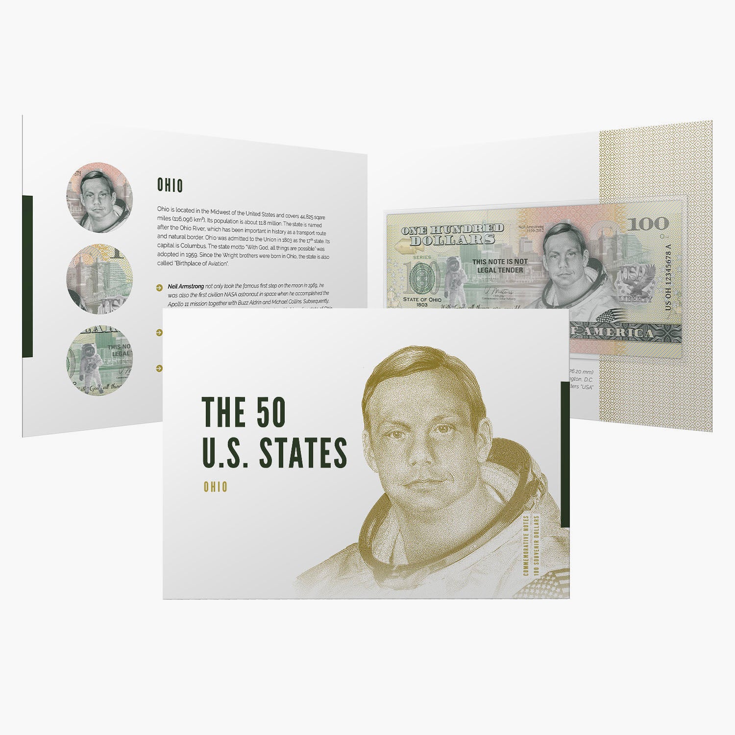 100 Souvenir Dollar – Ohio
