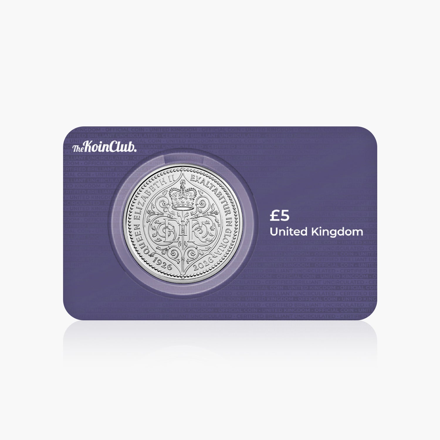 Queen Elizabeth II 100th Anniversary 2026 UK £5 Brilliant Uncirculated Coin