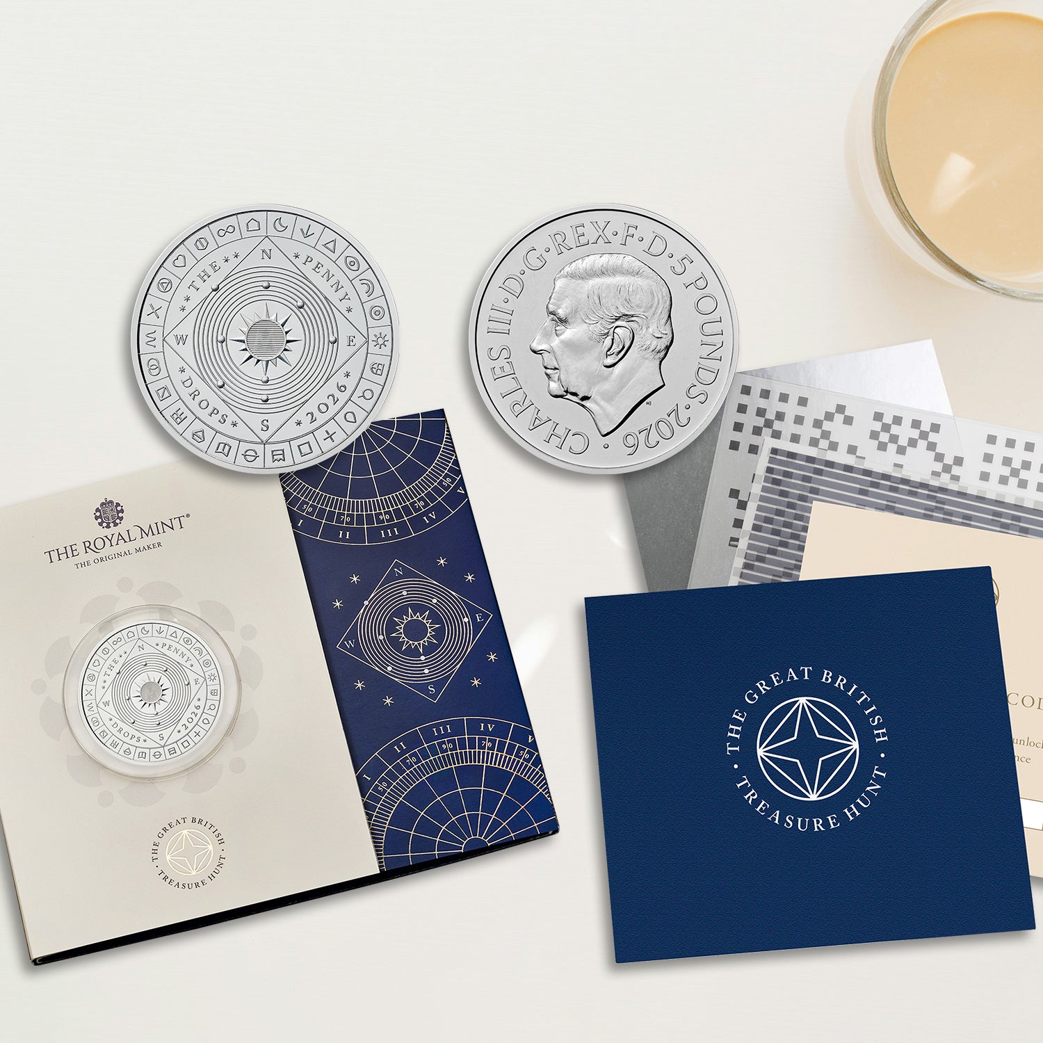 The Great British Treasure Hunt 2026 UK £5 Brilliant Uncirculated Coin