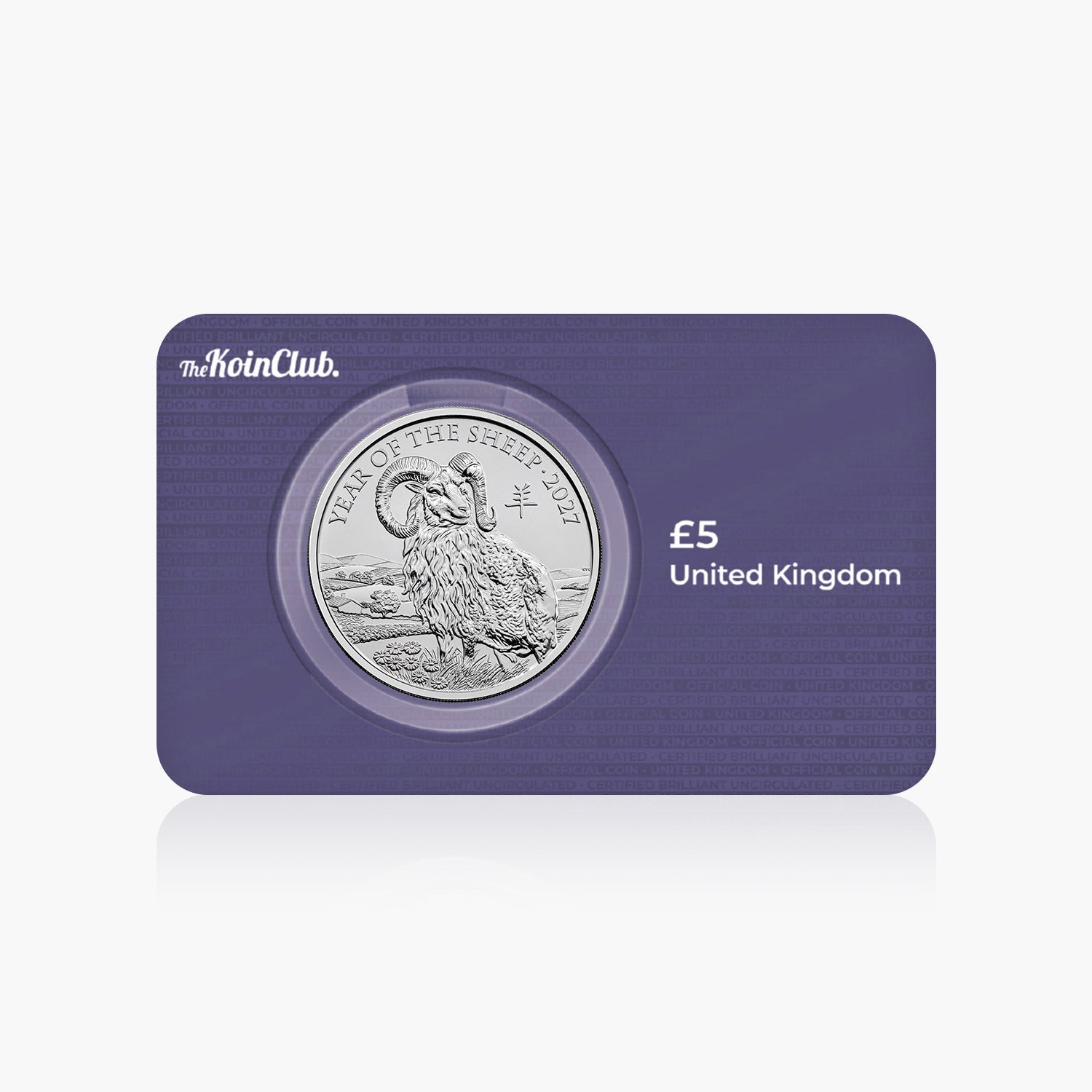 The Lunar Year of the Sheep 2026 £5 BU Coin