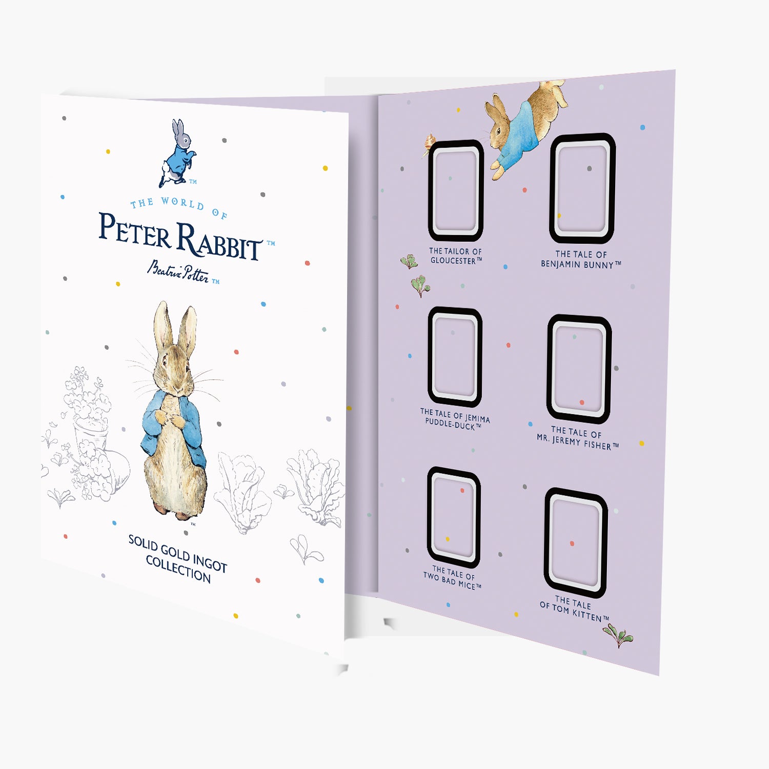 The Tales of Beatrix Potter Solid Gold Coin Bar Collection
