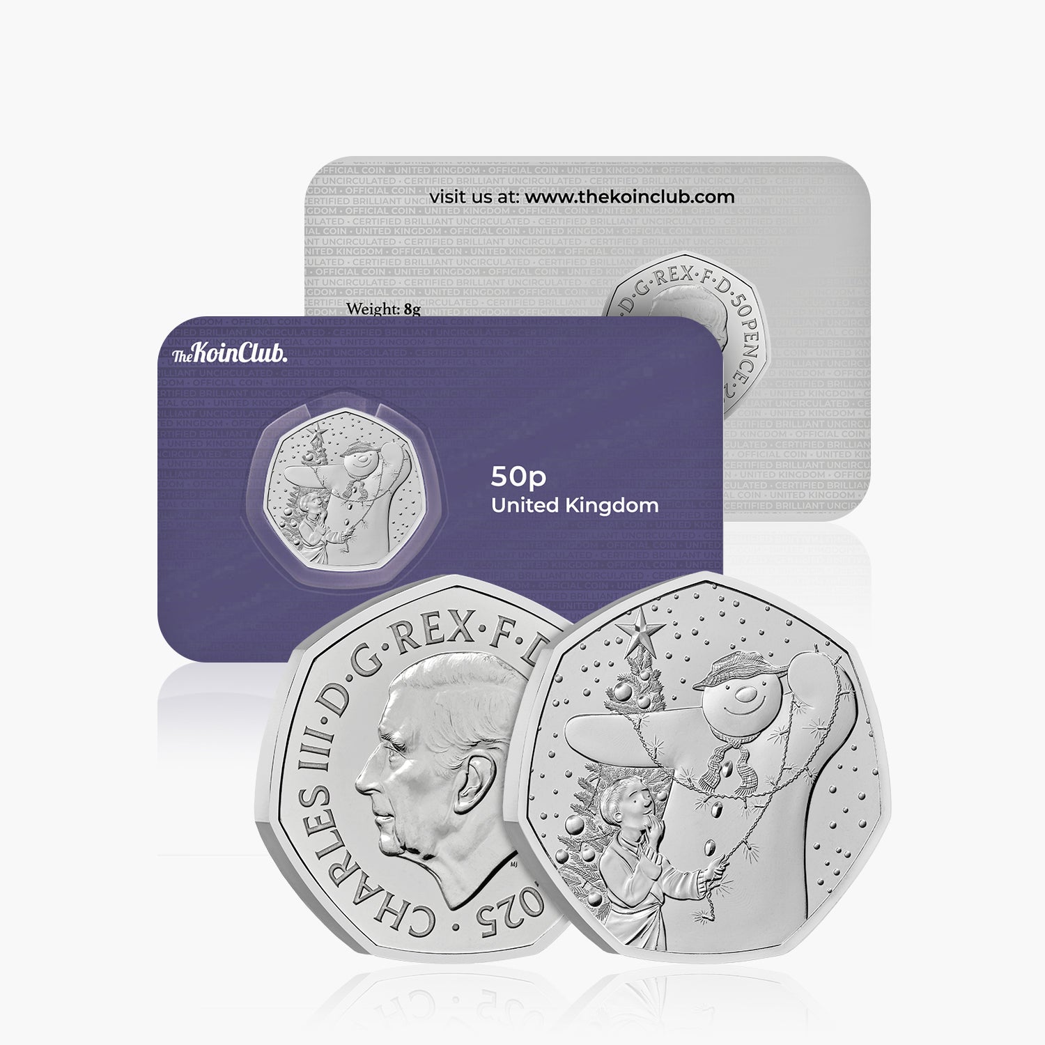 The Snowman 2025 50p Coin