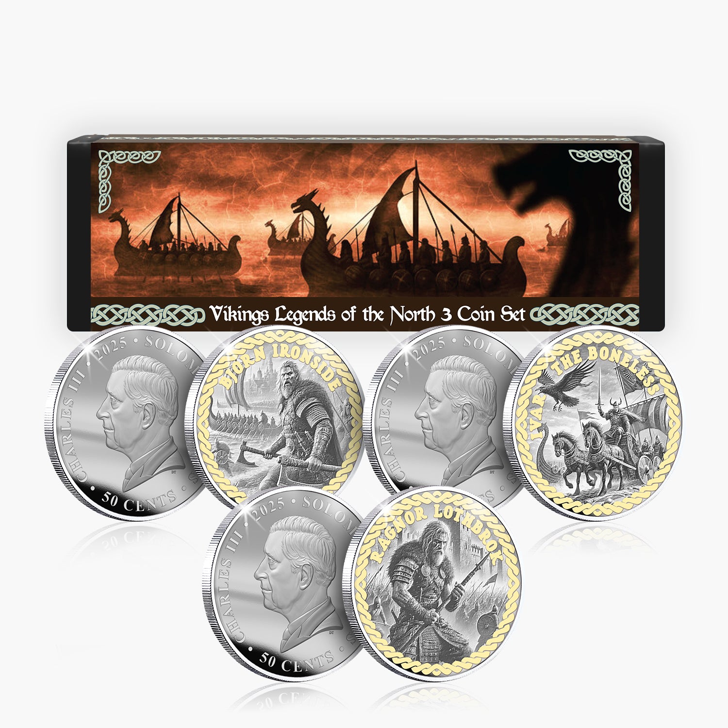 Viking Legends of the North 2025 Limited Edition Dual Plated Box Set