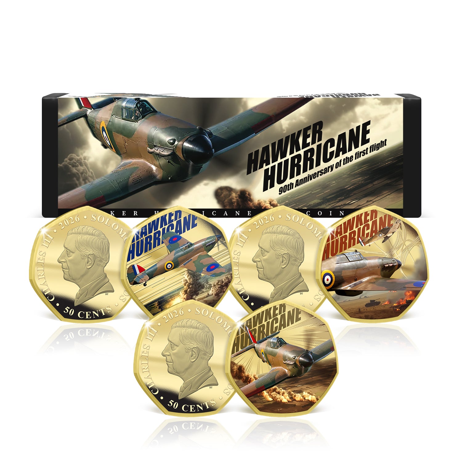 Hawker Hurricane 90th Anniversary 2026 Limited Edition Gold Plated Box Set