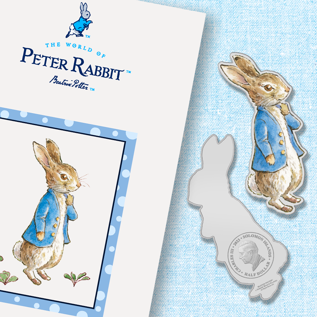 The World of Peter Rabbit 3D Shaped Coin