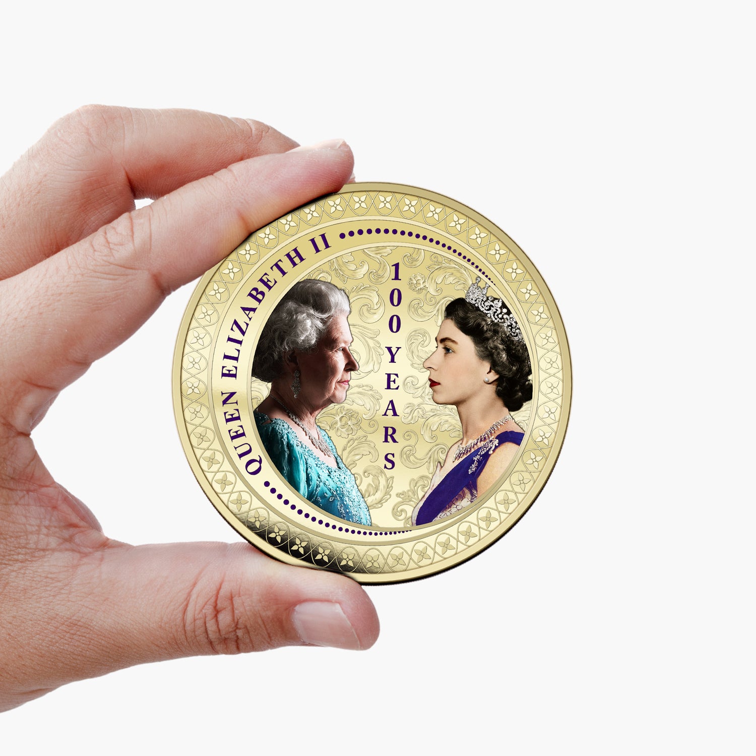 Queen Elizabeth II 100th Anniversary 2026 Super Size Gold Luxe Edition