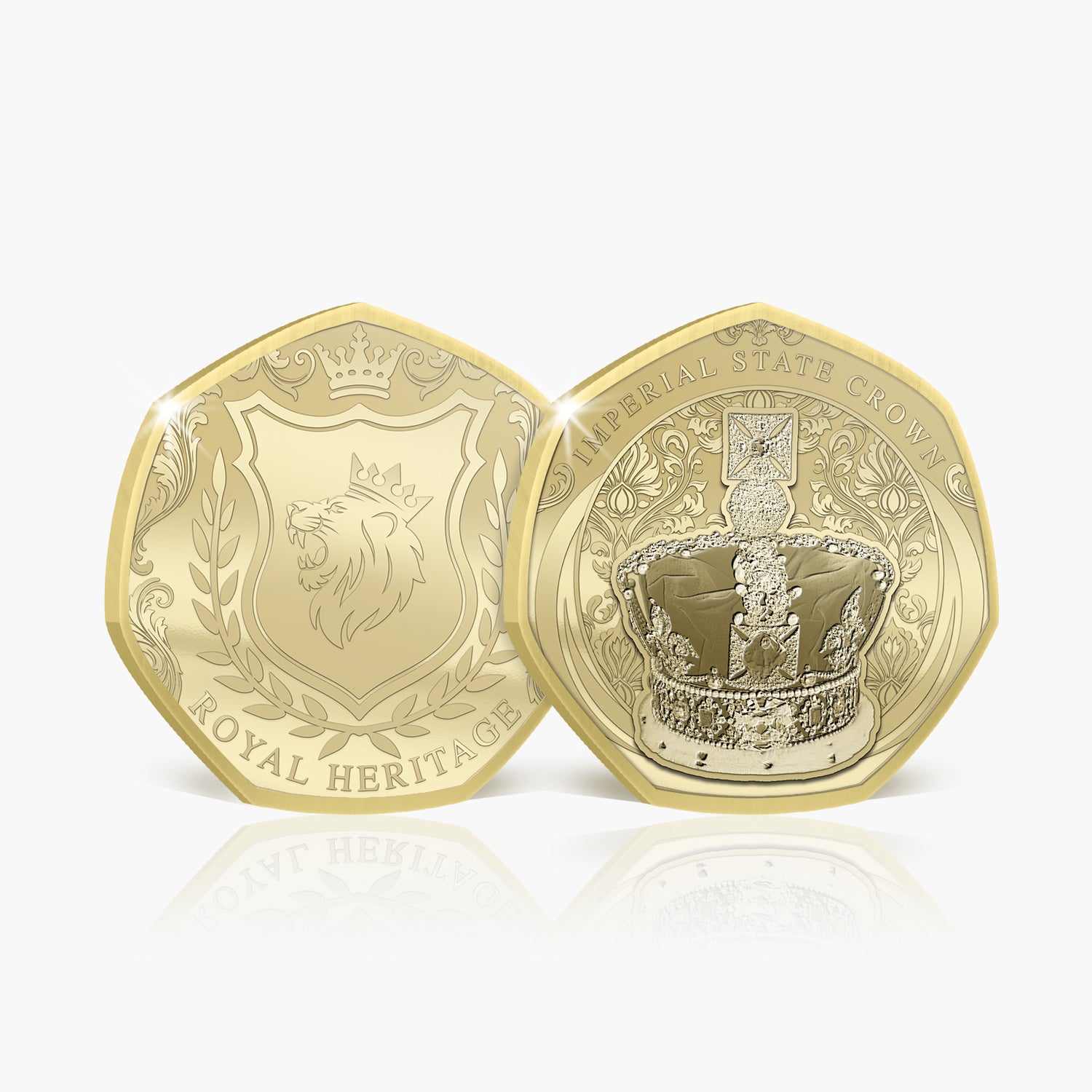 Royal Heritage Imperial State Crown Gold Plated BU Commemorative