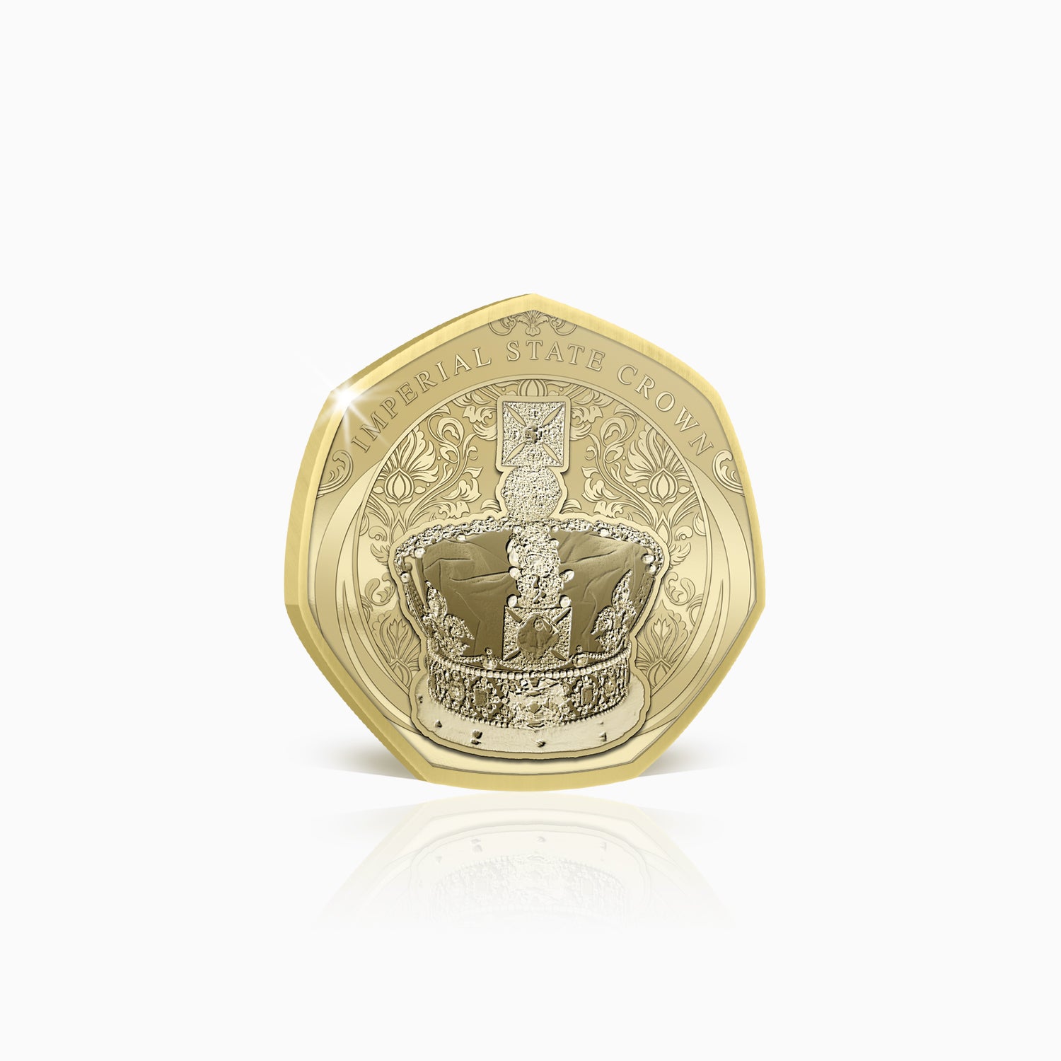 Royal Heritage Imperial State Crown Gold Plated BU Commemorative