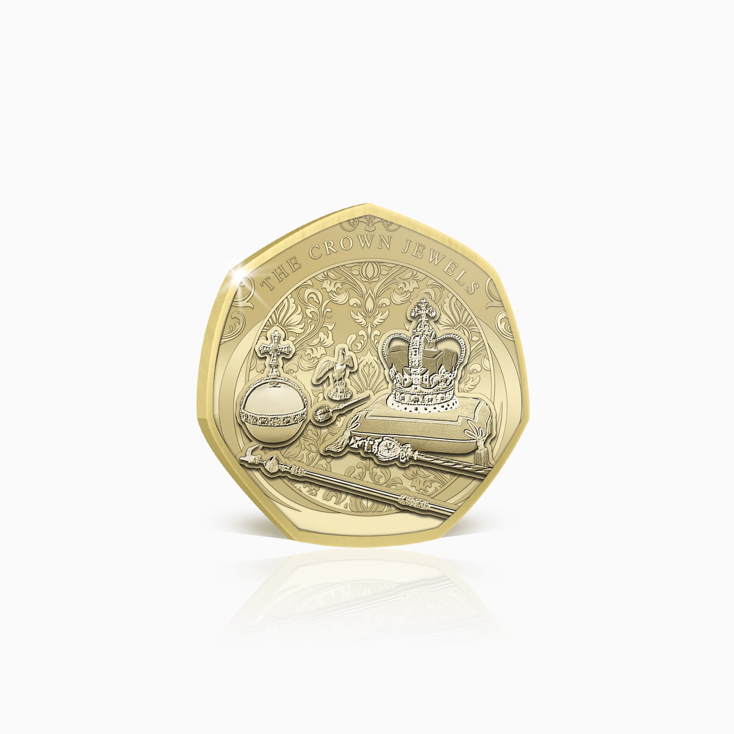 Royal Heritage Crown Jewels Gold Plated BU Commemorative