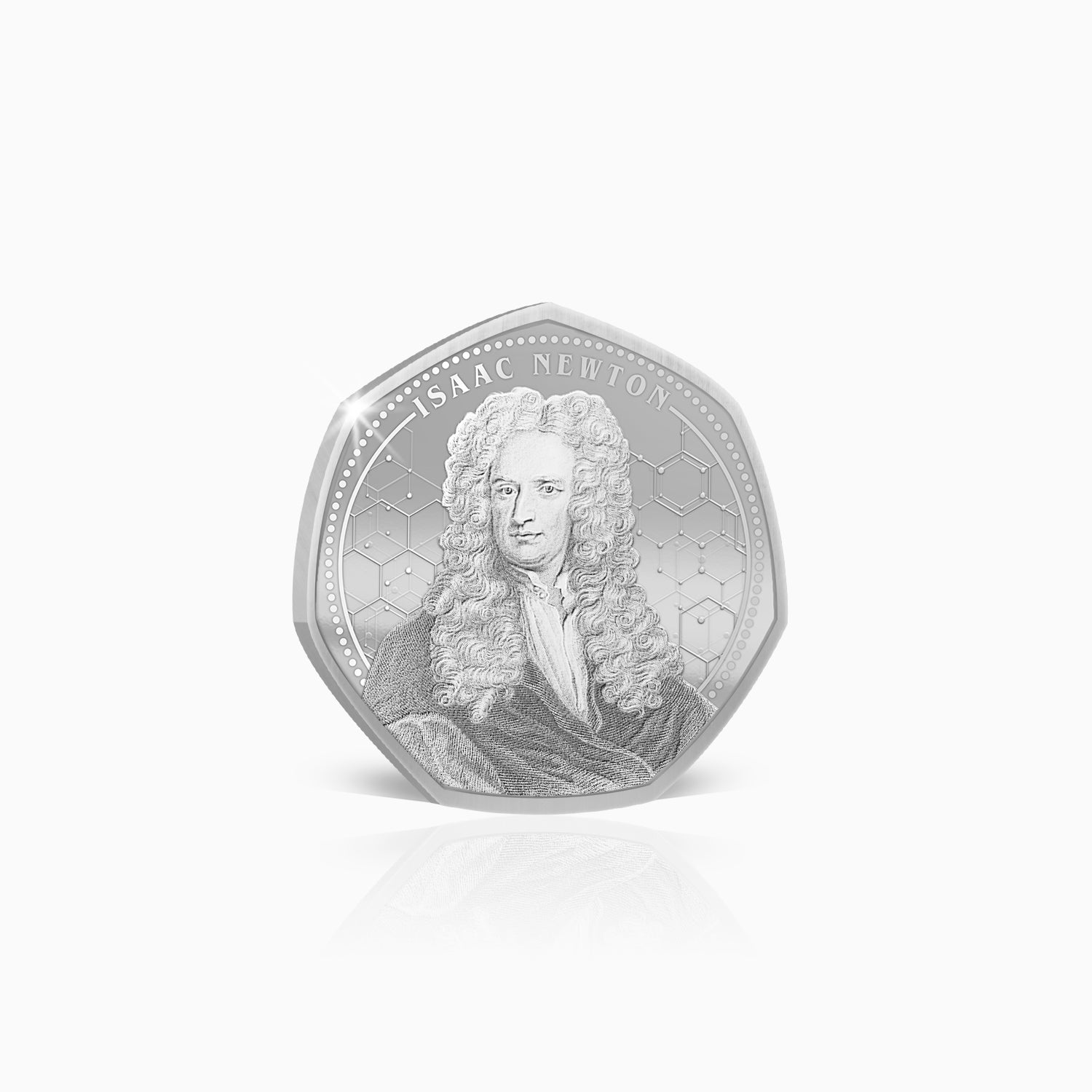 Greatest Britons Isaac Newton Silver Plated BU Commemorative