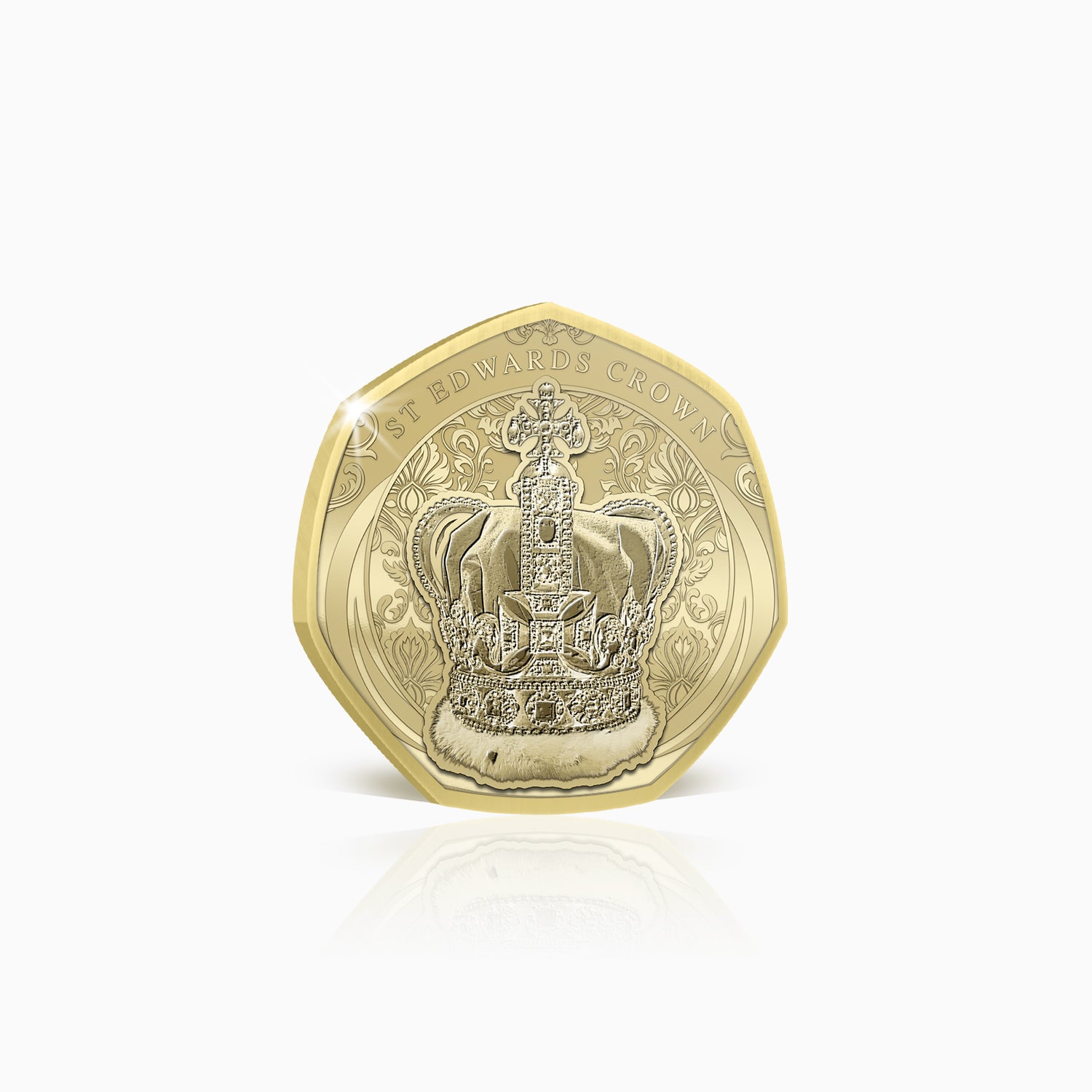 Royal Heritage St Edwards Crown Gold Plated BU Commemorative