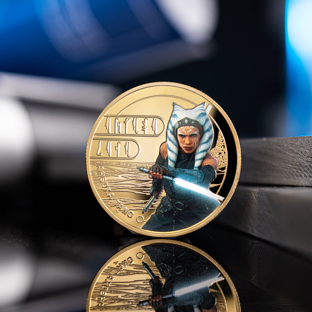 Star Wars Ahsoka Tano Gold-Plated Commemorative