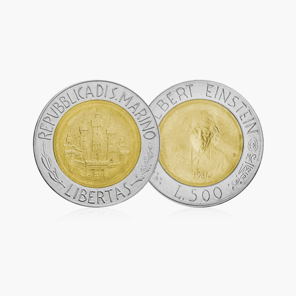 Albert Einstein coin, banknote and stamp collection