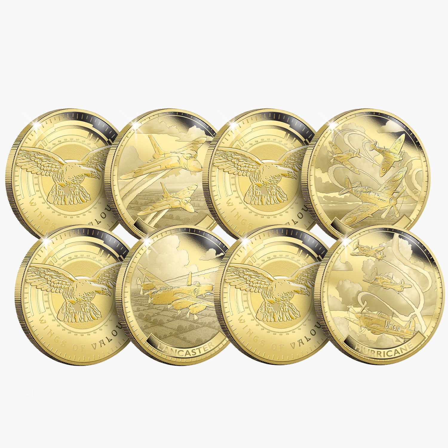 Wings of Valour 4 Medal Commemorative Set