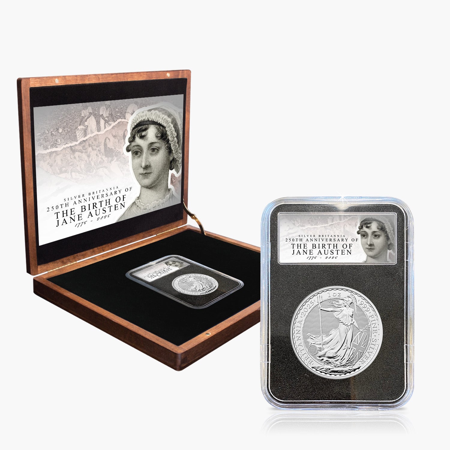 Jane Austen 250th Anniversary 2025 Silver Britannia Edition